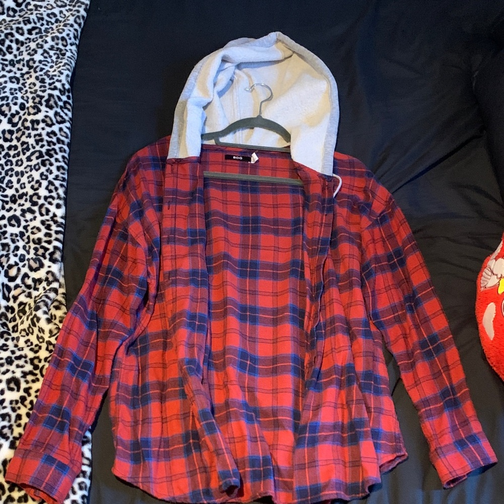 Red and Blue Plaid Flannel